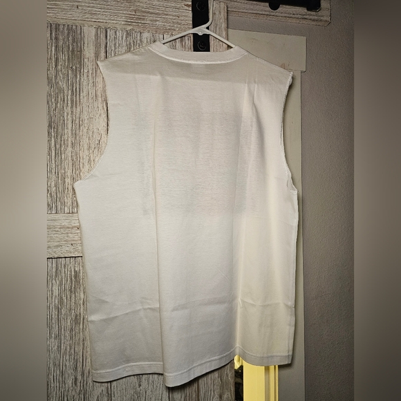 NWOT MCM Men's "Lux" Sleeveless Tee - Picture 7 of 7